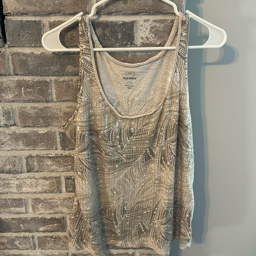 Women’s XL sequin Old Navy Tank